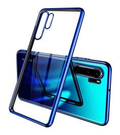 Силиконовый чехол UMKU Line Huawei P30 Pro (Синий)