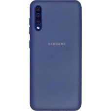 Силикон Original Case (HQ) Samsung Galaxy A50 / A50s (2019) (Темно-синий)