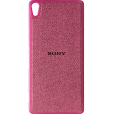 Силікон Textile Sony Xperia XA Ultra F3212 (Рожевий)