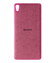 Силикон Textile Sony Xperia XA Ultra F3212 (Розовый)