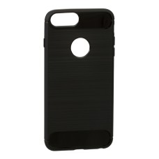 Силиконовый чехол Polished Carbon Apple iPhone 7 Plus / 8 Plus (черный)