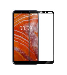 Защитное стекло 5D Nokia 3.1 Plus Black