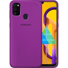Силикон Original 360 Case Logo Samsung Galaxy M30s (2019) (Сиреневый)