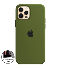 Силикон Original Round Case Apple iPhone 12 / 12 Pro (46) Deep Green