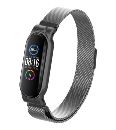Ремешок Milanese Loop Xiaomi Mi Band 5 (Чёрный)