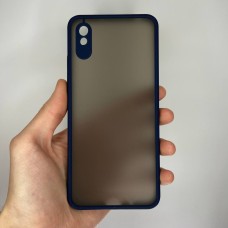 Силикон Totu Gingle Series Xiaomi Redmi 9A (Тёмно-синий)