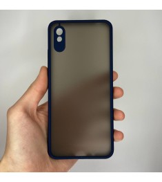 Силикон Totu Gingle Series Xiaomi Redmi 9A (Тёмно-синий)