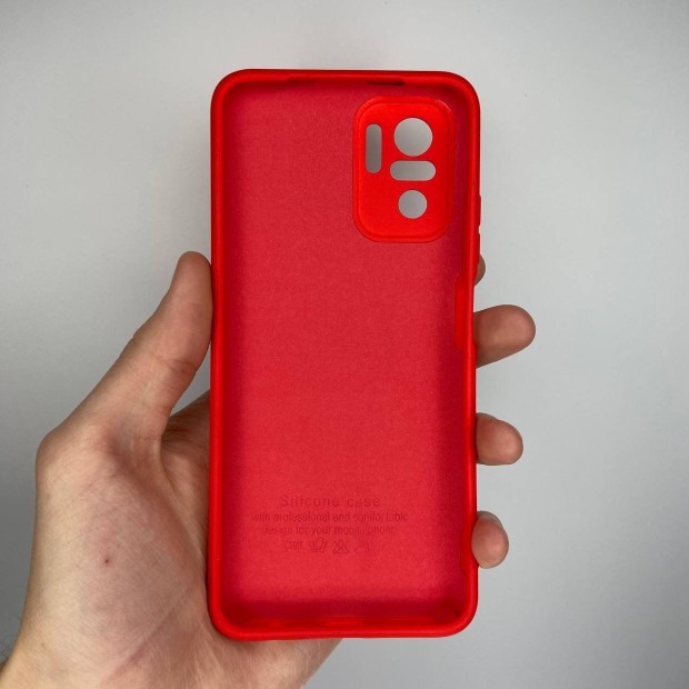 Силикон Original 360 ShutCam Case Xiaomi Redmi Note 10 Pro (Красный)
