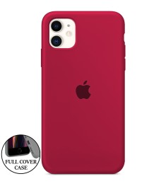 Силикон Original Round Case Apple iPhone 11 (04) Rose Red