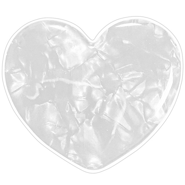 Холдер Popsocket Marble Heart (Белый)