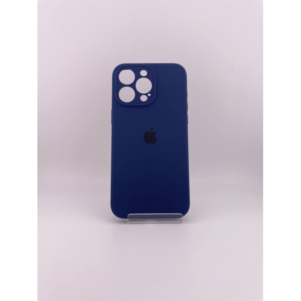 Силикон Original RoundCam Case Apple iPhone 15 Pro Max (32) Deep Navy