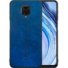 Накладка Anchor Leather Xiaomi Redmi Note 9s / Pro / Max (Синий)