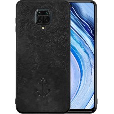 Накладка Anchor Leather Xiaomi Redmi Note 9s / Pro / Max (Чёрный)