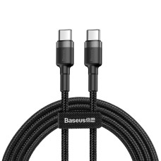 USB-кабель Baseus Cafule Special Edition PD 2.0 60W (1m) (Type-C to Type-C) (Чёрный) CATKLF-GG1
