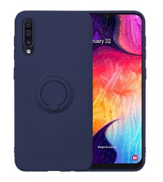 Чехол Ring Silicone Case Samsung Galaxy A30s / A50 / A50s (Тёмно-синий)