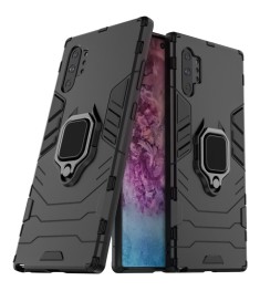Бронь-чехол Ring Armor Case Samsung Galaxy Note 10 Plus (Чёрный)