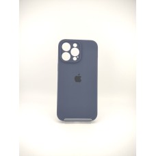 Силикон Original RoundCam Case Apple iPhone 14 Pro Max (09) Midnight Blue