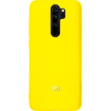 Силикон Original Case (HQ) Xiaomi Redmi Note 8 Pro (Желтый)