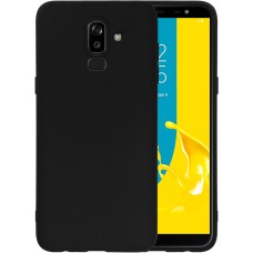 Силиконовый чехол iNavi Color Samsung Galaxy J8 (2018) J810 (черный)