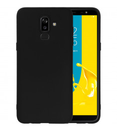 Силиконовый чехол iNavi Color Samsung Galaxy J8 (2018) J810 (черный)