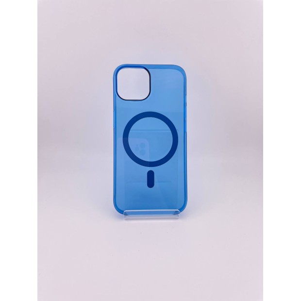 Чехол Clear Case Premium with MagSafe Apple iPhone 15 (Royal Blue)