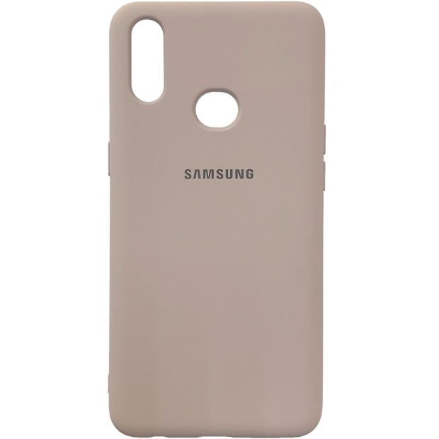 Силикон Original Case (HQ) Samsung Galaxy A10s (2019) (Пудровый)