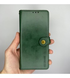 Чехол-книжка Leather Book Gallant Xiaomi Poco M5 (Зелёный)