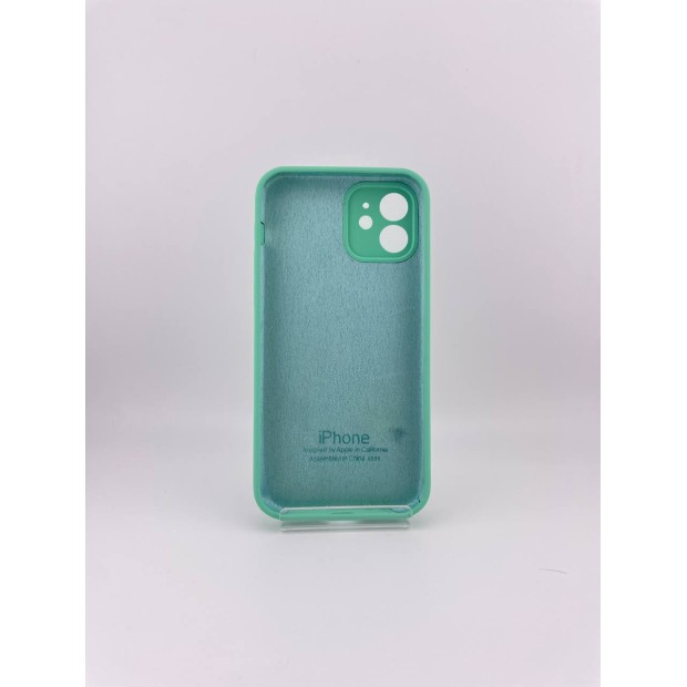 Силикон Original RoundCam Case Apple iPhone 12 (49) Aquamarine