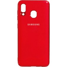 Силиконовый чехол Zefir Case Samsung Galaxy A20 / A30 (2019) (Красный)