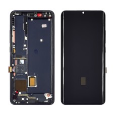 Дисплей для Xiaomi Mi Note 10/ Mi Note 10 Lite/ Mi Note 10 Pro с чёрным тачскрином и чёрной корпусной рамкой OLED