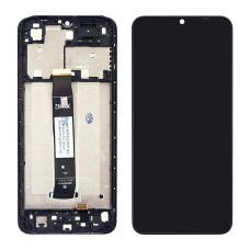 Дисплей для Xiaomi Redmi A1 с чёрным тачскрином и корпусной рамкой