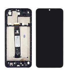 Дисплей для Xiaomi Redmi A1 с чёрным тачскрином и корпусной рамкой