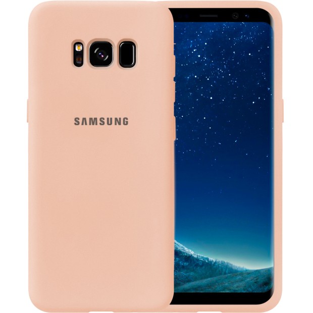 Силикон Original Case Samsung Galaxy S8 (Пудровый)