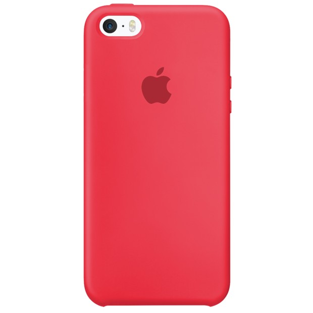 Силиконовый чехол Original Case Apple iPhone 5 / 5S / SE (44) Red Raspberry
