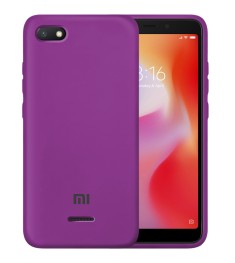 Силикон Original Case Xiaomi Redmi 6A (Сиреневый)