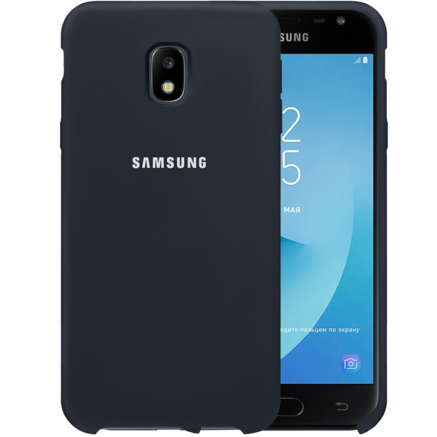 Силикон Original Case HQ Samsung Galaxy J3 (2017) J330 (Тёмно-серый)