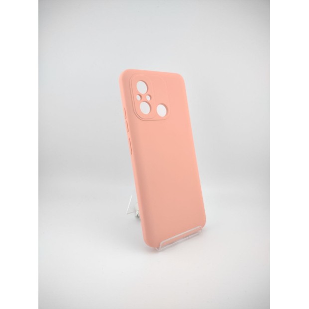 Силикон Original ShutCam Xiaomi Redmi 12C / 11A (Бледно-розовый)