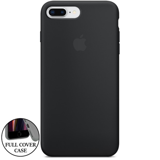 Силикон Original Round Case Apple iPhone 7 Plus / 8 Plus (07) Black