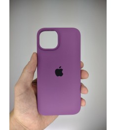 Силикон Original Round Case Apple iPhone 14 (28) Brinjal