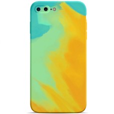Силікон WAVE Watercolor Case iPhone 7 Plus / 8 Plus (yellow / dark green)