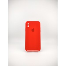 Силикон Original Square RoundCam Case Apple iPhone X / XS (05) Product RED