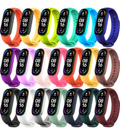 Ремешок Original Design Xiaomi Mi Band 5 / Mi Band 6 (Пудровый)