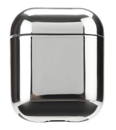 Футляр для наушников Clear Case Apple Airpods Mirror (Silver)