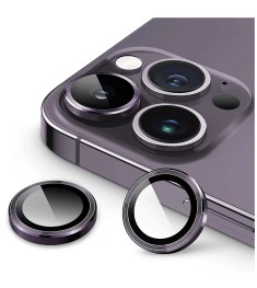 Защитное стекло на камеру Metal Armor Apple iPhone 15 Pro / 15 Pro Max Dark Purp..