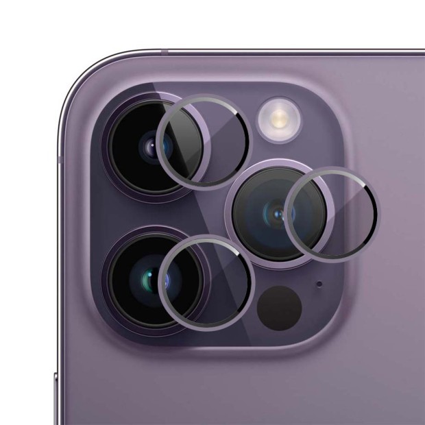 Защитное стекло на камеру Metal Armor Apple iPhone 15 Pro / 15 Pro Max Dark Purple