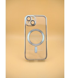 Чехол UMKU Shining with MagSafe Apple iPhone 15 (Silver)