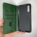 Чехол-книжка Leather Book Samsung Galaxy A30s / A50 / A50s (2019) (Тёмно-зелёный)