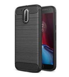 Силикон Polished Carbon Motorola Moto G4 (Чёрный)