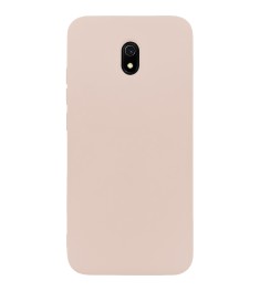 Силикон Original 360 Case Logo Xiaomi Redmi 8A (Пудровый)