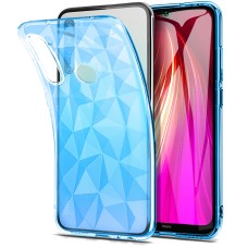 Силиконовый чехол Prism Case Xiaomi Redmi Note 8 (Синий)